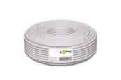 Ljudkabel - Pro Speaker Cable white CCA - 25 m - 4040849677519