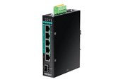 Switch - TRENDnet TI-PG541 - switch - 5 portar - DIN-skenm - TI-PG541