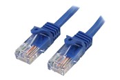 Nätverkskabel - StarTech.com Snagless Cat 5e UTP Patch Cable - patch - 45PAT1MBL