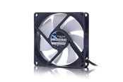 Chassi fläkt - Fractal Design Silent Series R3 - lådfläkt - Chassi fläkt - 92mm - Svart med vita vingar - 18 dBA - FD-FAN-SSR3-92-WT