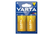 Battery - VARTA Varta Longlife - D - 2-pack - 42333