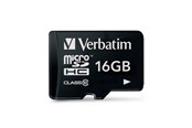Flashram & USB Flash Drives - Verbatim - flash-minneskort - 16 GB - microSDHC - 44010