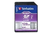 Flashram & USB Flash Drives - Verbatim Premium - flash-minneskort - 128 GB - SD - 44025