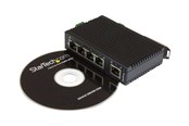 Switch - StarTech.com Industrial - switch - 5 portar - ohanter - IES5102