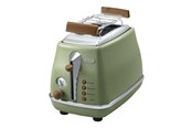 Brödrost & Toaster - DeLonghi Brödrost & Toaster Icona Vintage CTOV 2103.GR - CTOV 2103.GR