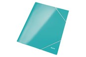 Mappar och Skrivplattor - Leitz 3-klaffmapp  WOW A4 kartong Isblå - 39820051