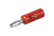 Ljudkabel - Pro Banana Plug 4mm - Red - 4040849113758