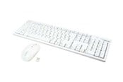Tangentbord - LogiLink Combo Set with Autolink - sats med tange - Tastatur & Mus set - Vit - ID0104W