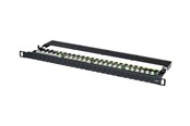 Nätverks tillbehör - DIGITUS DN-91624U-SL-SH - patch-panel - 0.5U - DN-91624U-SL-SH