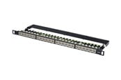 Nätverks tillbehör - DIGITUS DN-91624S-SL-SH - patch-panel - 0.5U - DN-91624S-SL-SH