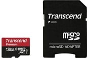 Flashram & USB Flash Drives - Transcend Premium - flash-minneskort - 128 GB - mi - TS128GUSDU1