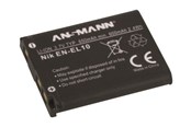 Batterier & batterigrepp - ANSMANN A-Nik EN EL 10 - kamerabatteri - Li-Ion - 1400-0037