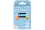 Battery - Panasonic eneloop lite BK-4LCCE - batteri - AAA - BK-4LCCE/2BE