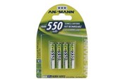 Battery - ANSMANN batteri - AAA - NiMH x 4 - 5030772