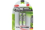 Mobile - Adapters & Chargers - ANSMANN Mignon 800 DECT - batteri - AA x 2 - 5030902