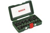 Borr & Bits - Bosch 15-styck TC fräsbitsats (8" skaft) - 2607019469