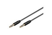 Ljudkabel - Pro MiniJack 3.5mm Slim 3P - Bk - 1.5m - 4040849691065