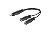 Ljudkabel - Pro MiniJack 3.5mm splitter (1M - 2F) - 4040849504655