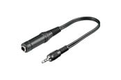 Ljudkabel - Pro Audio adapter Jack F - MiniJack M - 4040849504709