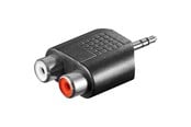 Ljudkabel - Pro Audio adapter 2xRCA F - MiniJack M - 4040849116049