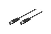 Ljudkabel - Pro DIN 5 pins - Black - 1.5m - 4040849500206