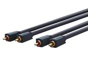 Ljudkabel - ClickTronic RCA Stereo Cable - 1m - 4040849703775
