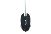 Mus - Gembird MUSG-001-G - mus - Gamingmus - Optic - 6 knappar - Grön - MUSG-001-G