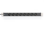 Strömkabel (extern) - DIGITUS 8-Port -1U - Aluminum PDU - DN-95401