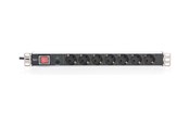 Strömkabel (extern) - DIGITUS 7-Port - 1U - Aluminum PDU - DN-95403
