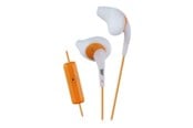 Hörlurar / Headset - JVC HA ENR15 - Gumy Sport - hörlurar med mik - HA-ENR15-W-E