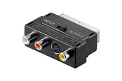 Displaykabel - Pro Scart adapter to S-VHS & 3xRCA - 4040849501234