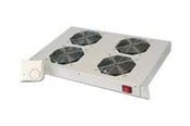 Rack chassis - DIGITUS DN-19 FAN-4-HO - rackfläktfack med fyra - DN-19 FAN-4-HO
