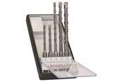 Borr & Bits - Bosch 5-delars Robust Line-hammarborrsats SDS plus-5 Ø 5,6 x 115mm, 6,8,10 x 165mm - 2607019927