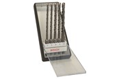 Borr & Bits - Bosch 5-delars Robust Line-hammarborrsats SDS plus-5 Ø 6,6,8,8,10 x 165mm - 2607019928