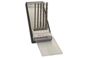 Borr & Bits - Bosch 5-delars Robust Line-hammarborrsats SDS plus-5 Ø 5,5,6,7,8,10 x 165mm - 2607019929