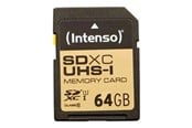 Flashram & USB Flash Drives - Intenso Premium - flash-minneskort - 64 GB - SDX - 3421490