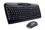 Tangentbord - Logitech Wireless Combo MK330 - sats med tangentb - Tastatur & Mus set - Engelska (US) - Svart - 920-003989