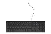 Tangentbord - Dell KB216 - tangentbord - Pan Nordic QWERTY - Tangentbord - Nordisk - Svart - 580-ADIR