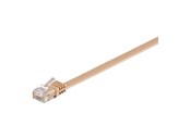 Nätverkskabel - Pro LAN CAT 6 UTP Flat - Brun - 2m - 4040849958847