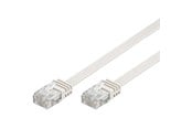 Nätverkskabel - Pro LAN CAT 6 UTP Flat - Vit - 3m - 4040849951534