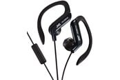 Hörlurar / Headset - JVC ear clip sporthörlurar med fjärrkontroll och mikrofon - Svart - HA-EBR25-B-E