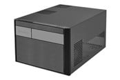 Chassi - SilverStone SUGO SG11 - desktop - micro ATX - Chassi - Desktop - Svart - SST-SG11B