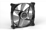 Chassi fläkt - Blacknoise Multiframe M12-P - Chassi fläkt - 120mm - Svart med vita vingar - 29 dBA - ITR-M12-P