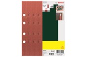 Slipmaskin - Bosch 25-delars planslippapperssats, 8-hålat, kornstl 120 G= 120 - 2607017100