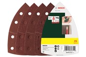 Slipmaskin - Bosch 25-delars multislippapperssats, kornstl 40, 80, 120, 180 G= 40, 80, 120, 180 - 2607017112