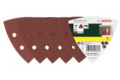 Slipmaskin - Bosch 25-delars deltaslippapperssats, kornstl 60 G= 60 - 2607019488
