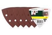 Slipmaskin - Bosch 25-delars deltaslippapperssats, kornstl 120 G= 120 - 2607019490