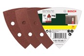 Slipmaskin - Bosch 25-delars deltaslippapperssats, kornstl 60, 120, 240 93 mm - 2607019500