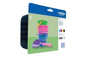 Skrivartillbehör-bläck-toner - Brother LC221VALBP / LC 221 Value Pack 4-Pack Ink - LC221VALBP