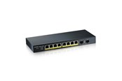 Switch - ZyXEL GS1900-10HP - switch - 8 portar - Admini - GS1900-10HP-EU0101F
